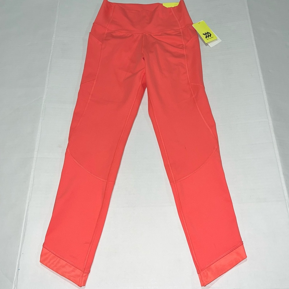 All in Motion Girls High-Rise leggings,Color Clever Coral,Size XL(14/16)